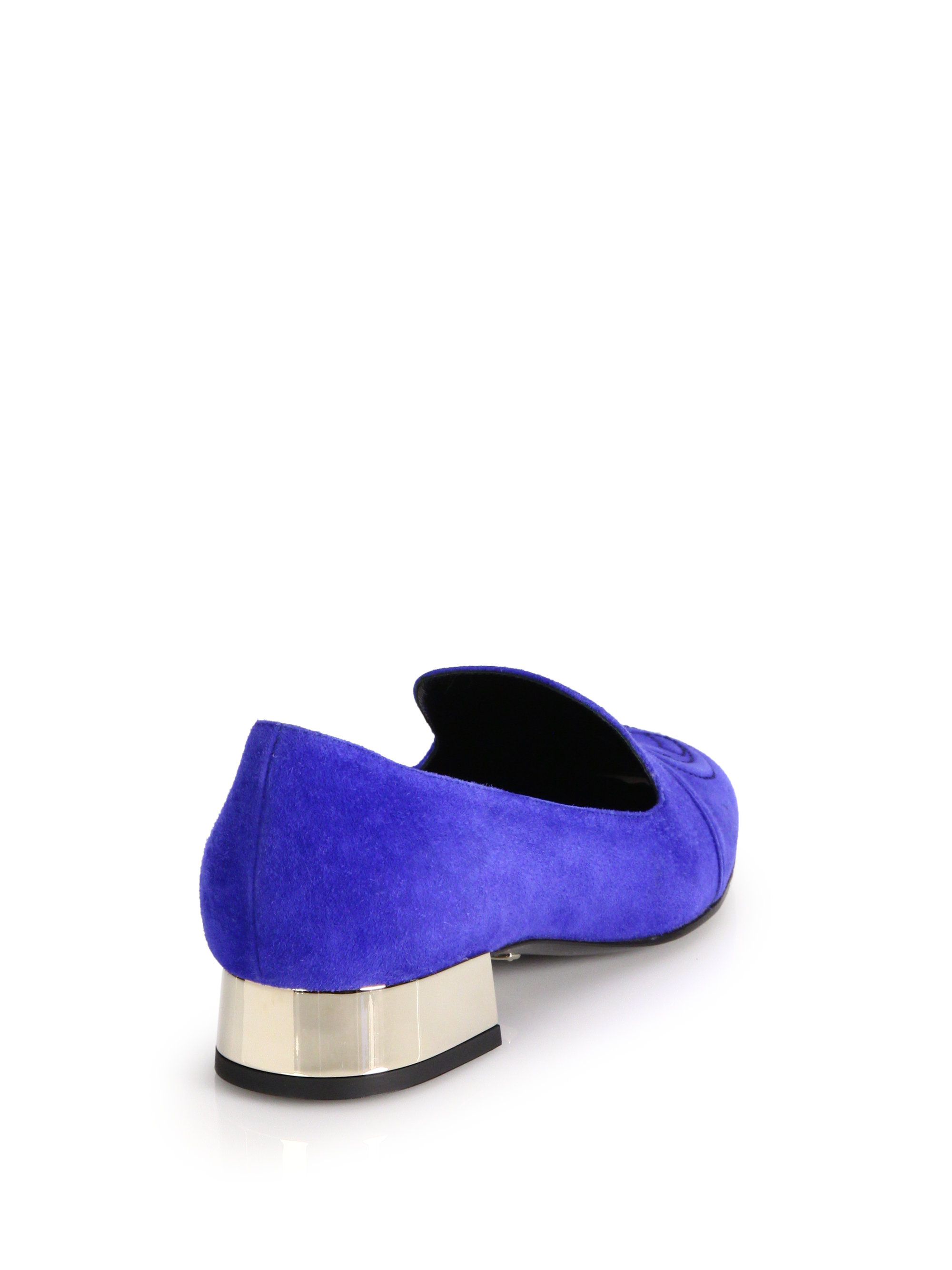 gucci loafers blue
