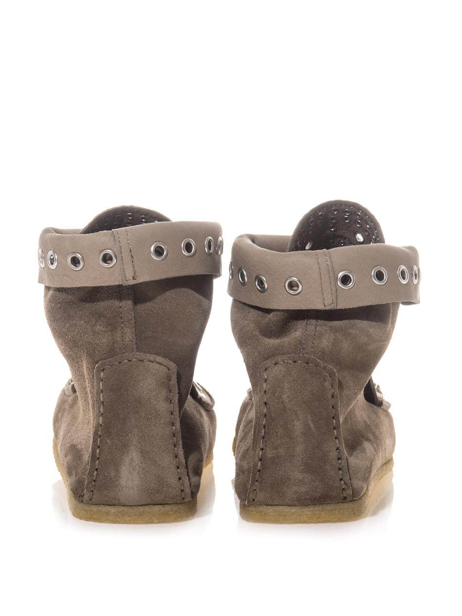 isabel marant suede boots