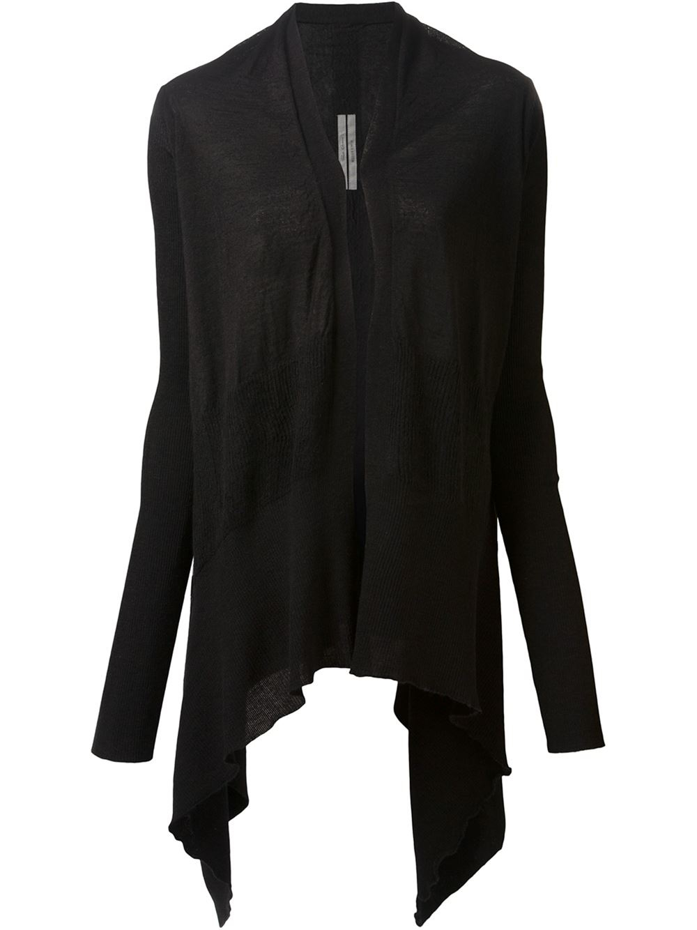black drape cardigan