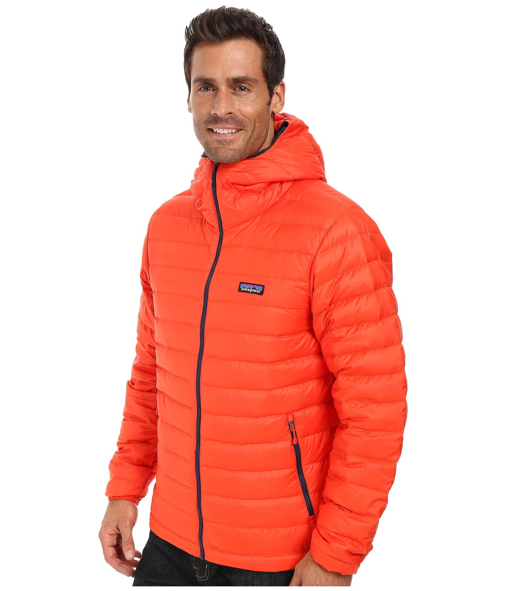 red patagonia hoodie