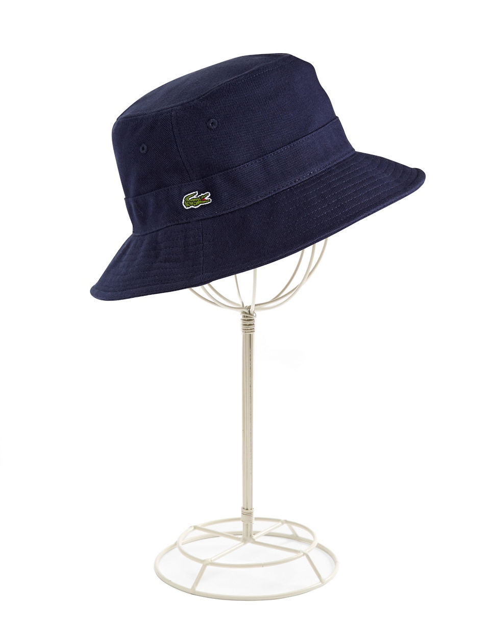 Lacoste Pique Bucket Hat in Blue for Men Lyst
