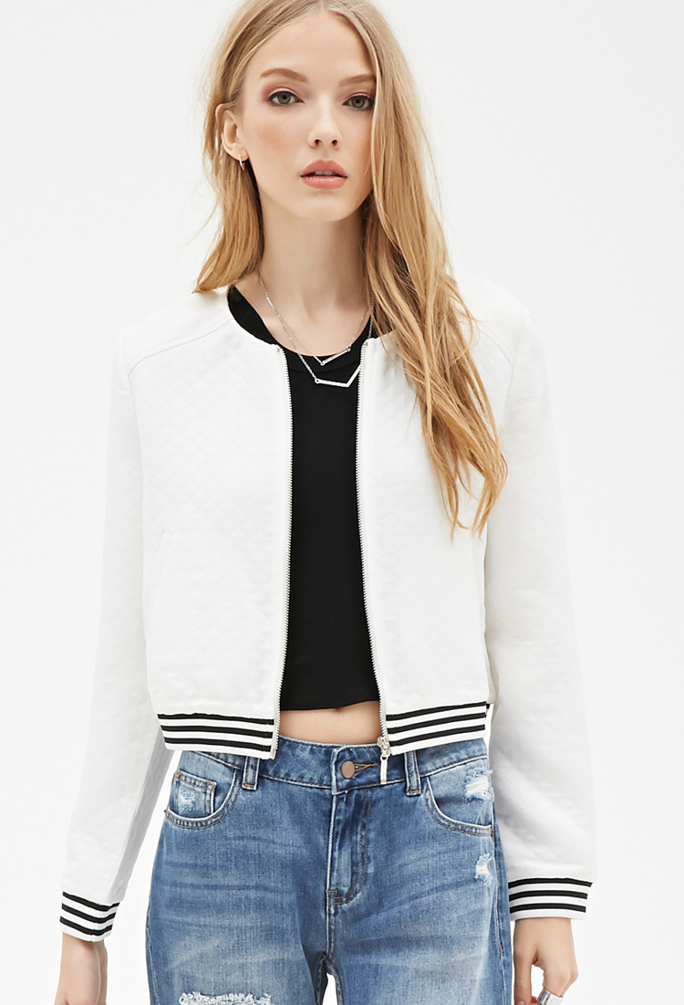 white jacket forever 21