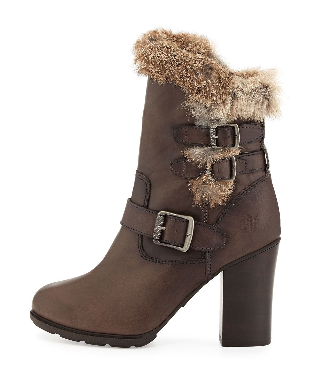 frye boots with fur inside