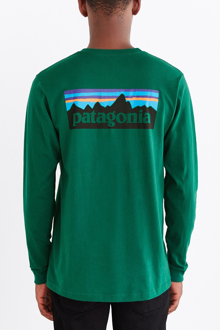 patagonia green t shirt