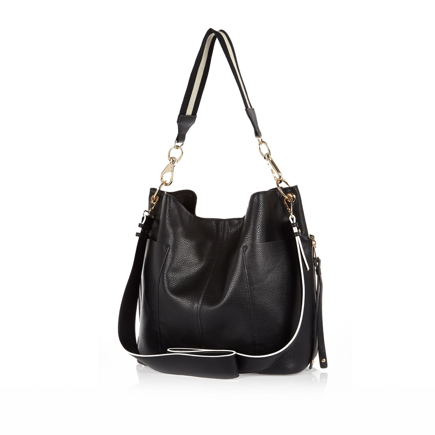 Black Tote Handbag River Island