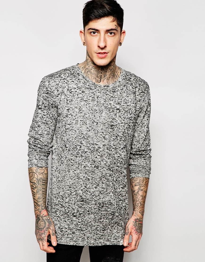 Download Cheap Monday Cotton T-shirt Standard White Noise Melange ...