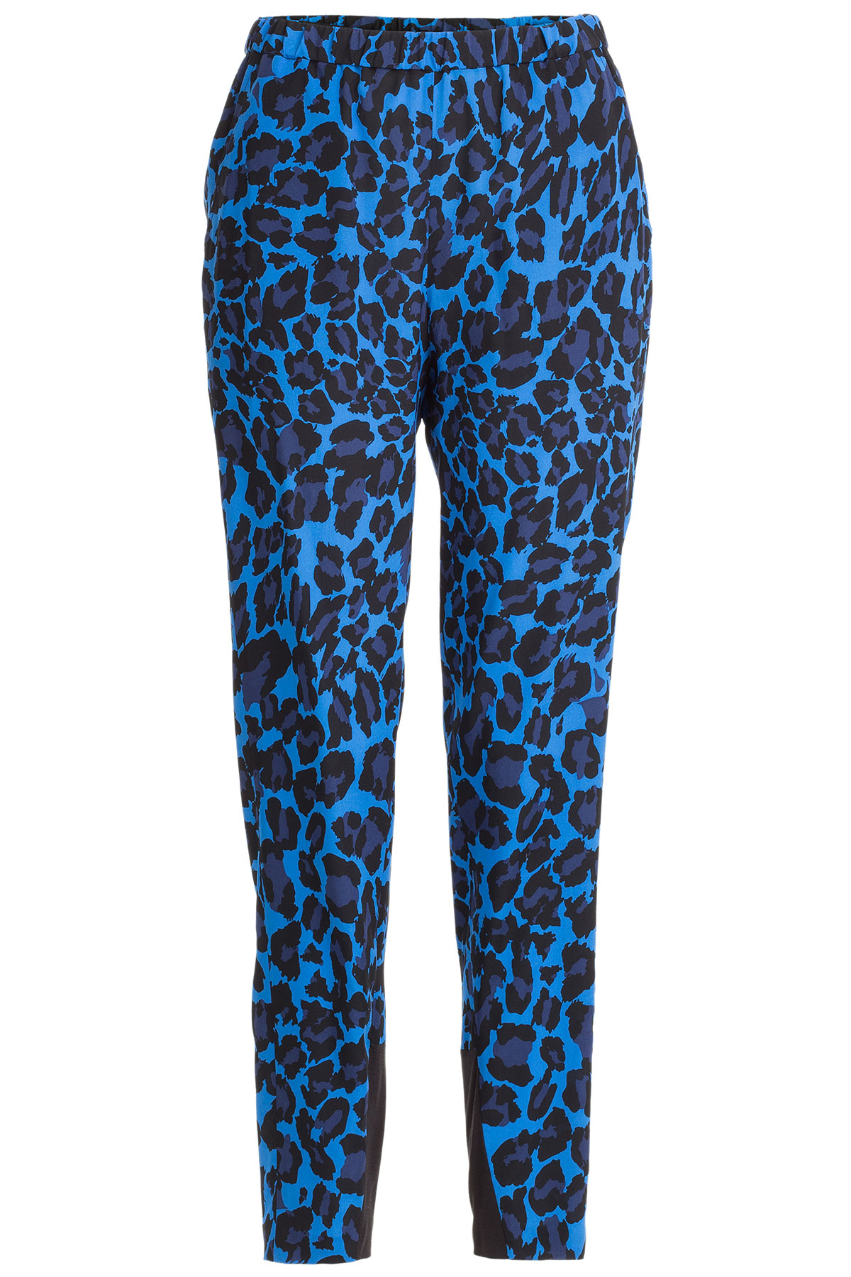 leopard track pants