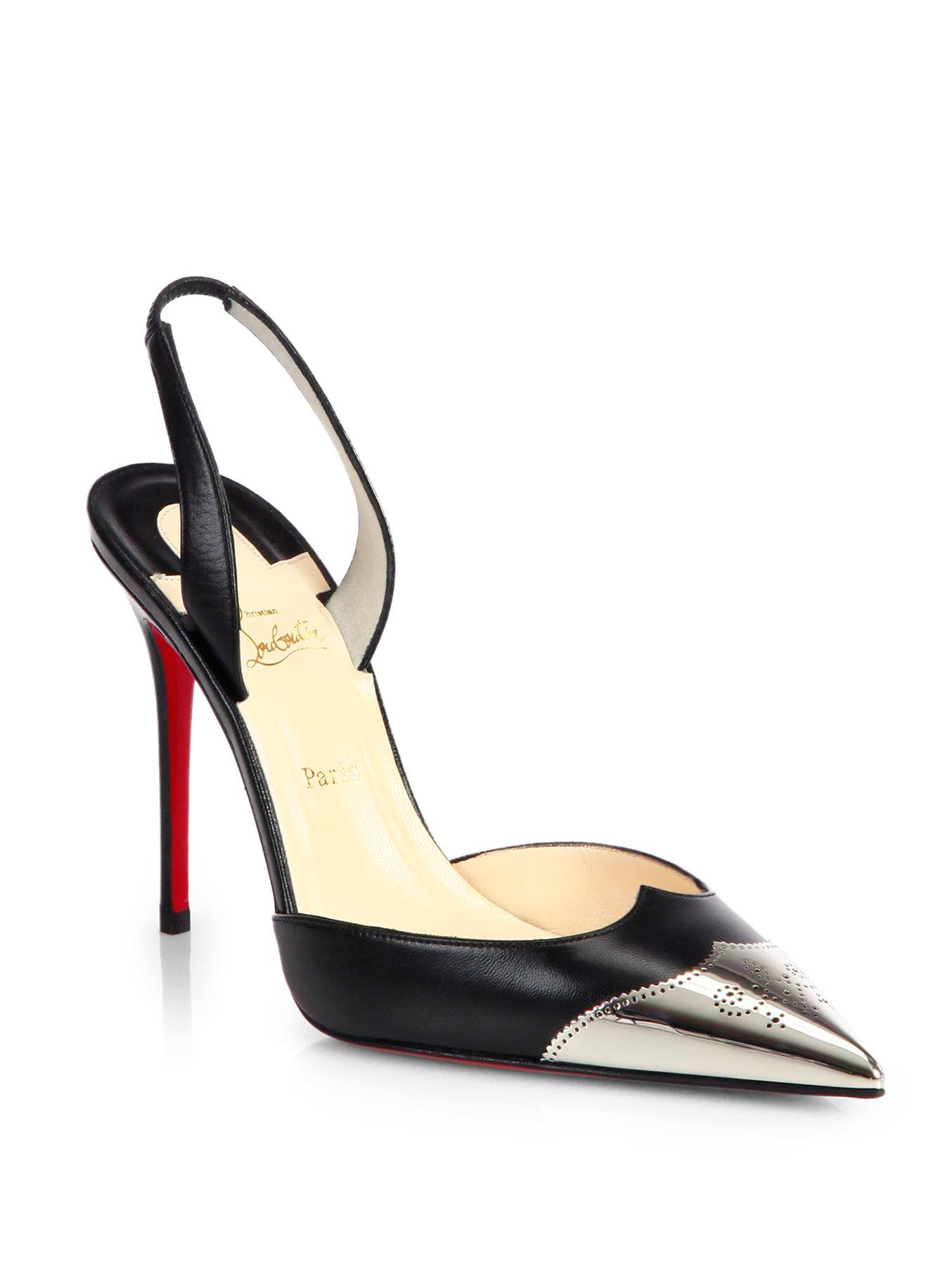 slingback louboutin heels