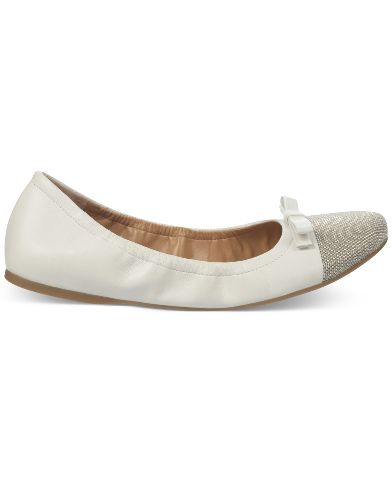 Franco sarto Centara2 Ballet Flats in White | Lyst