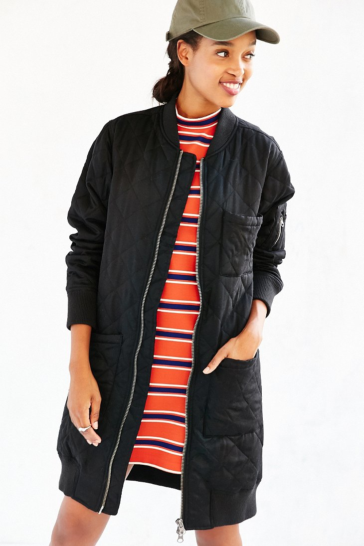 long flight jacket womens