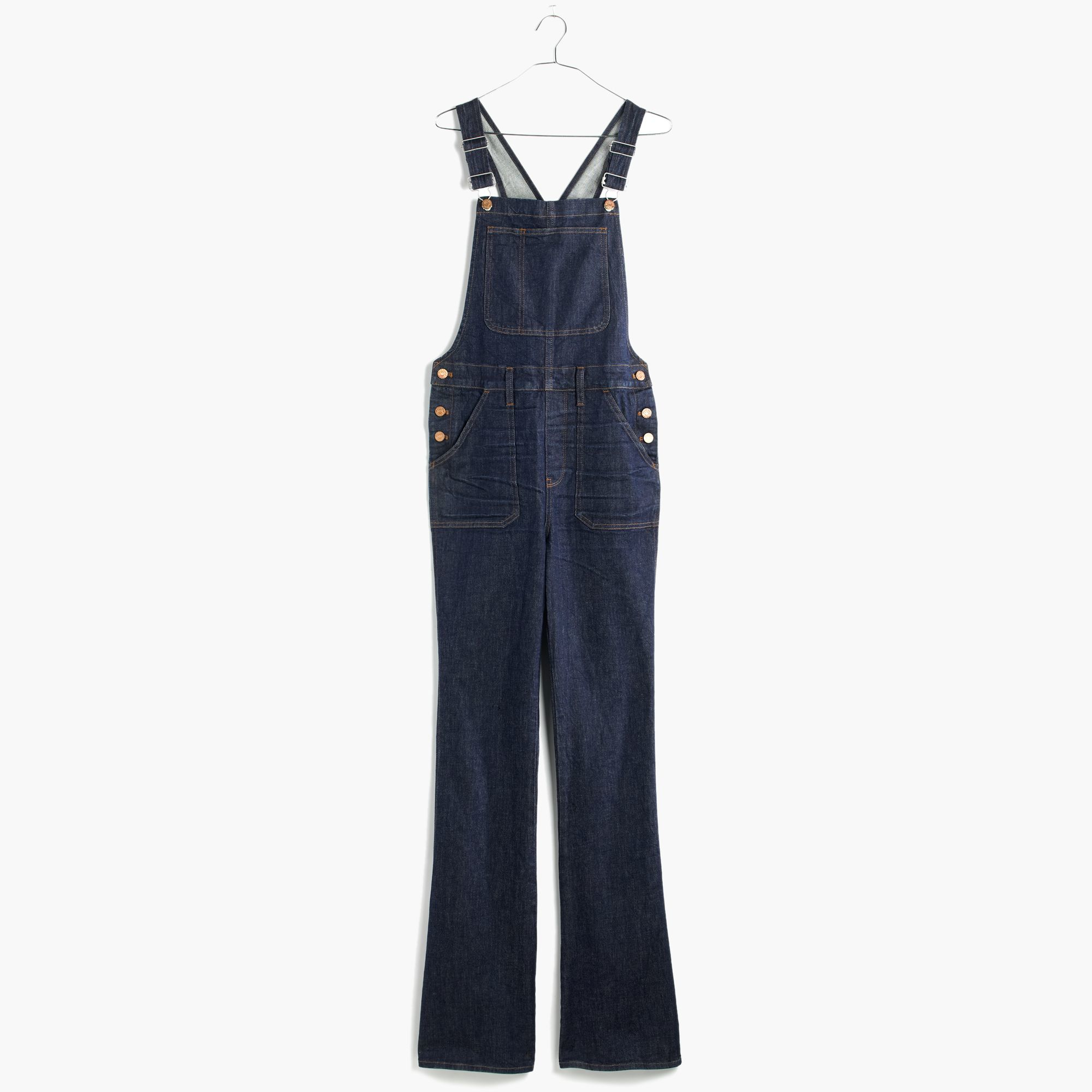 madewell flare overalls