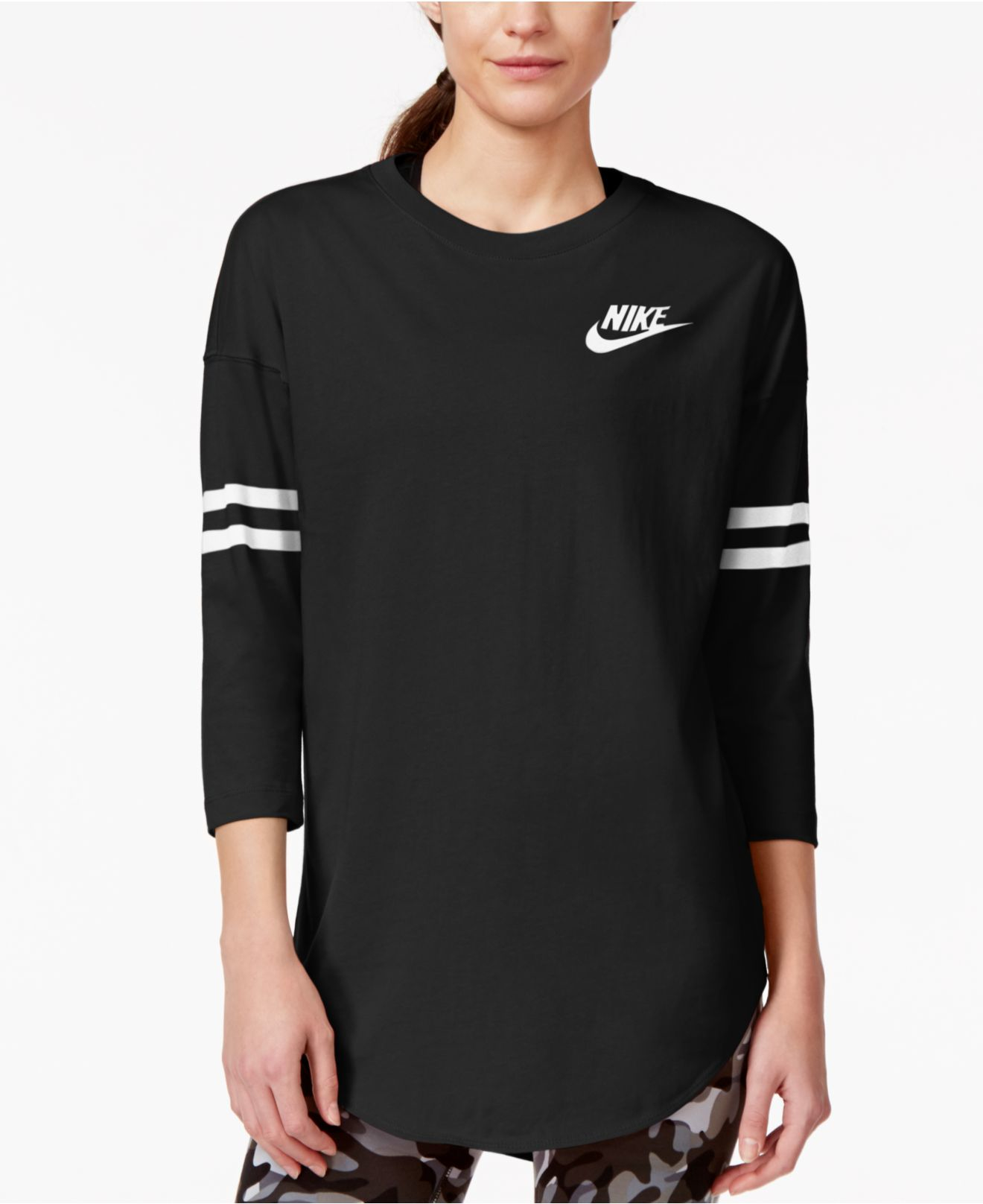nike quarter sleeve shirt