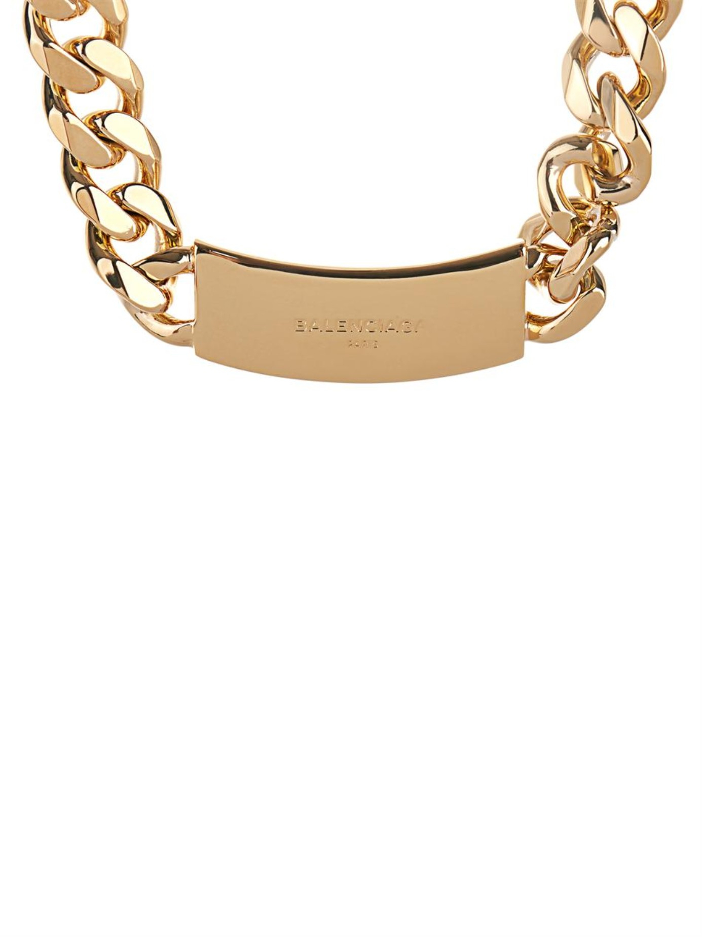 Balenciaga Arena-Stud Chain Necklace in Gold (Metallic) - Lyst