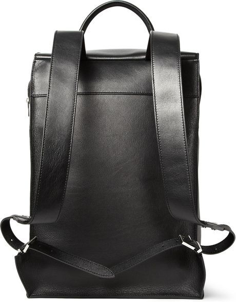 Balenciaga Semistructured Leather Backpack in Black for Men | Lyst