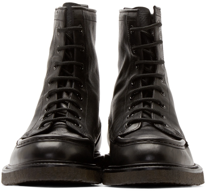 common projects black leather boots