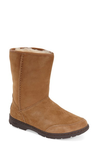 Ugg Ugg 'michaela' Waterproof Suede Boot in Brown - Save 1% | Lyst