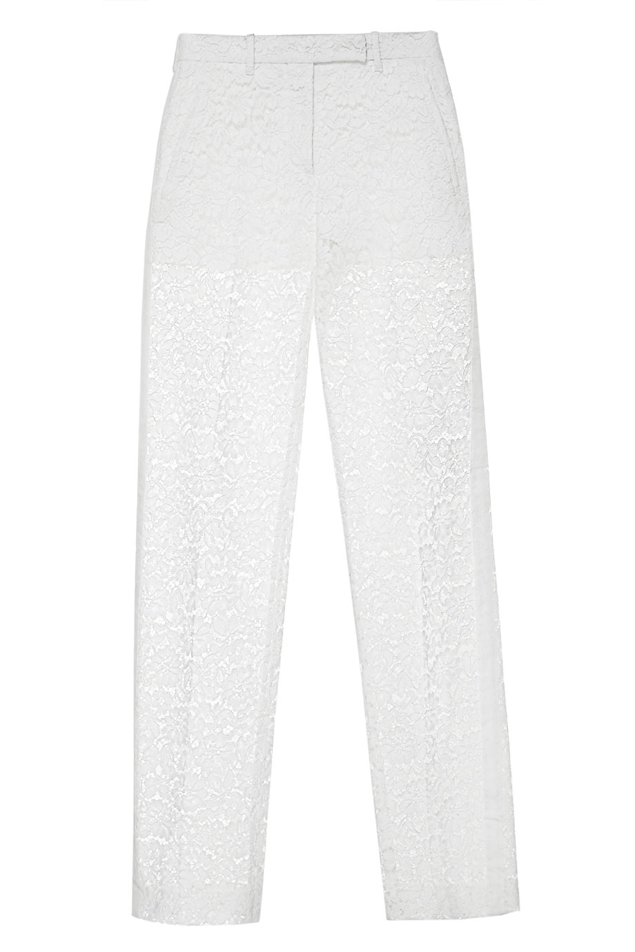 Givenchy White Lace Pants - Lyst