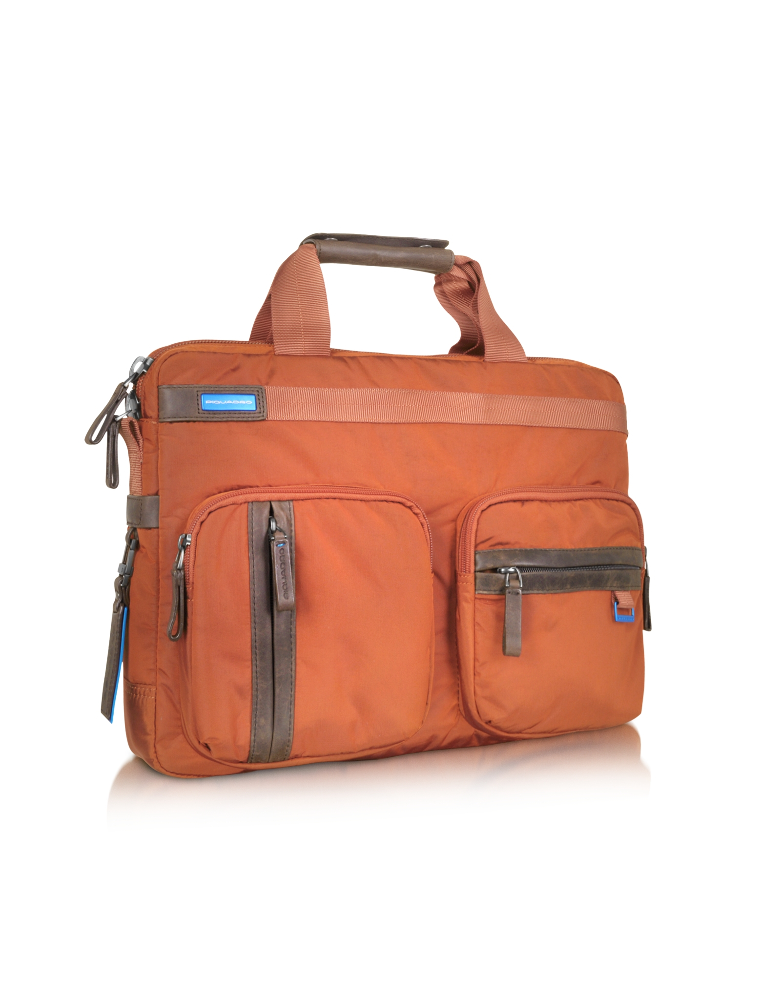 Piquadro Briefcase in Orange for Men Lyst