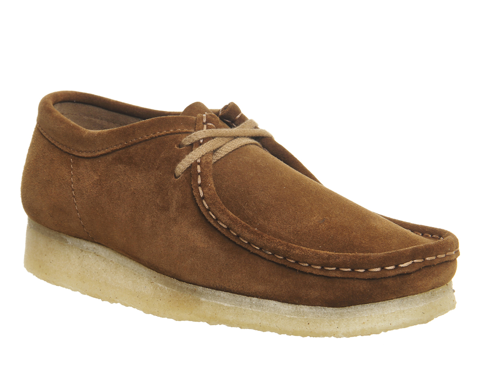 Clarks Suede Wallabee Shoes in Brown for Men - Lyst