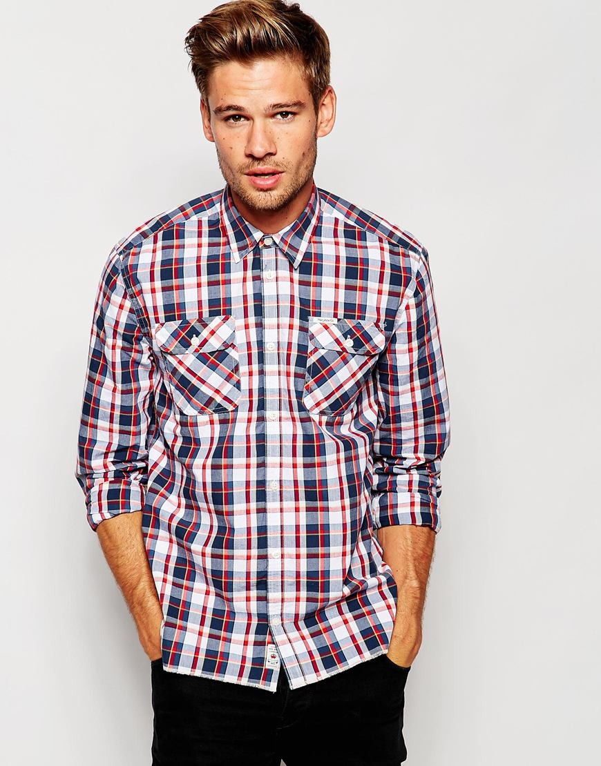 pepe jeans checked shirts