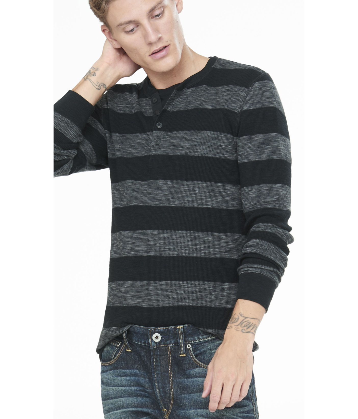 express waffle long sleeve