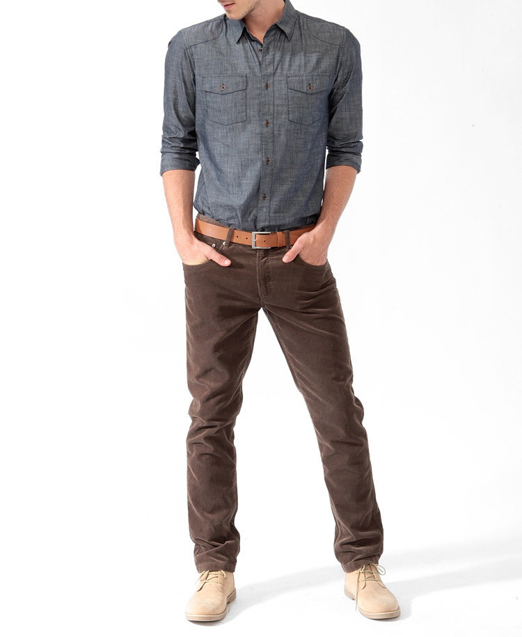 Forever 21 Corduroy Pants in Brown for 