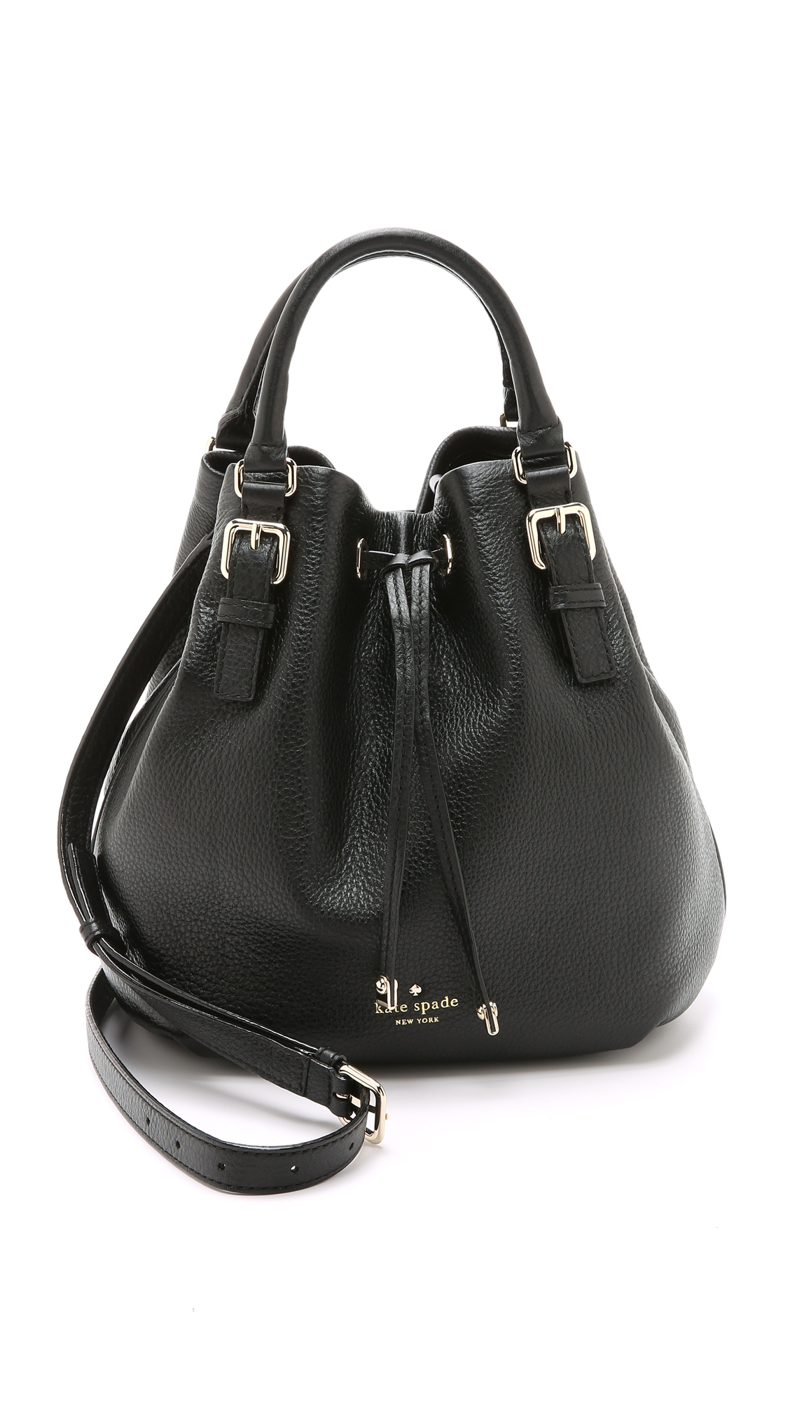 Lyst - Kate Spade New York Sandy Bucket Bag - Black in Black
