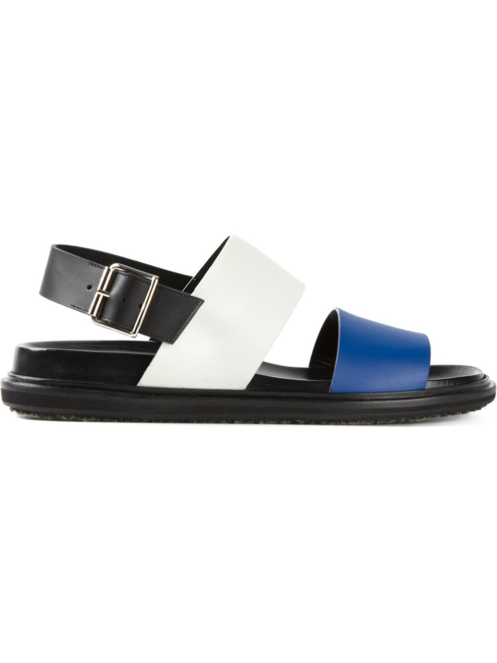 Marni Double Strap Sandals in Black for 