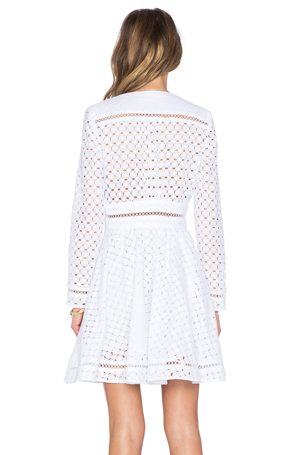 Zimmermann Ryker Broderie Dress in White Lyst