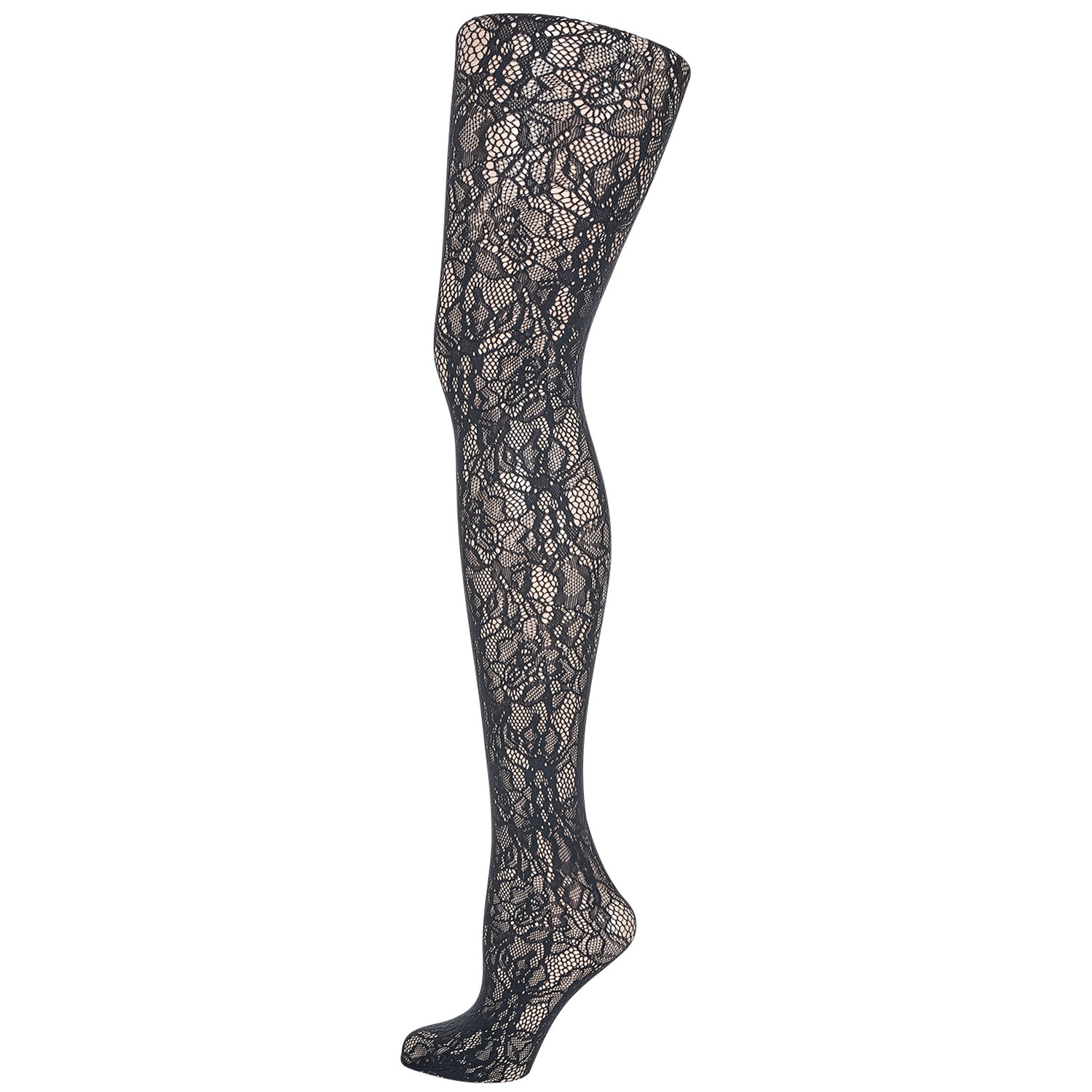 Wolford Clair Fashion Floral Lace Tights in Grey Lyst