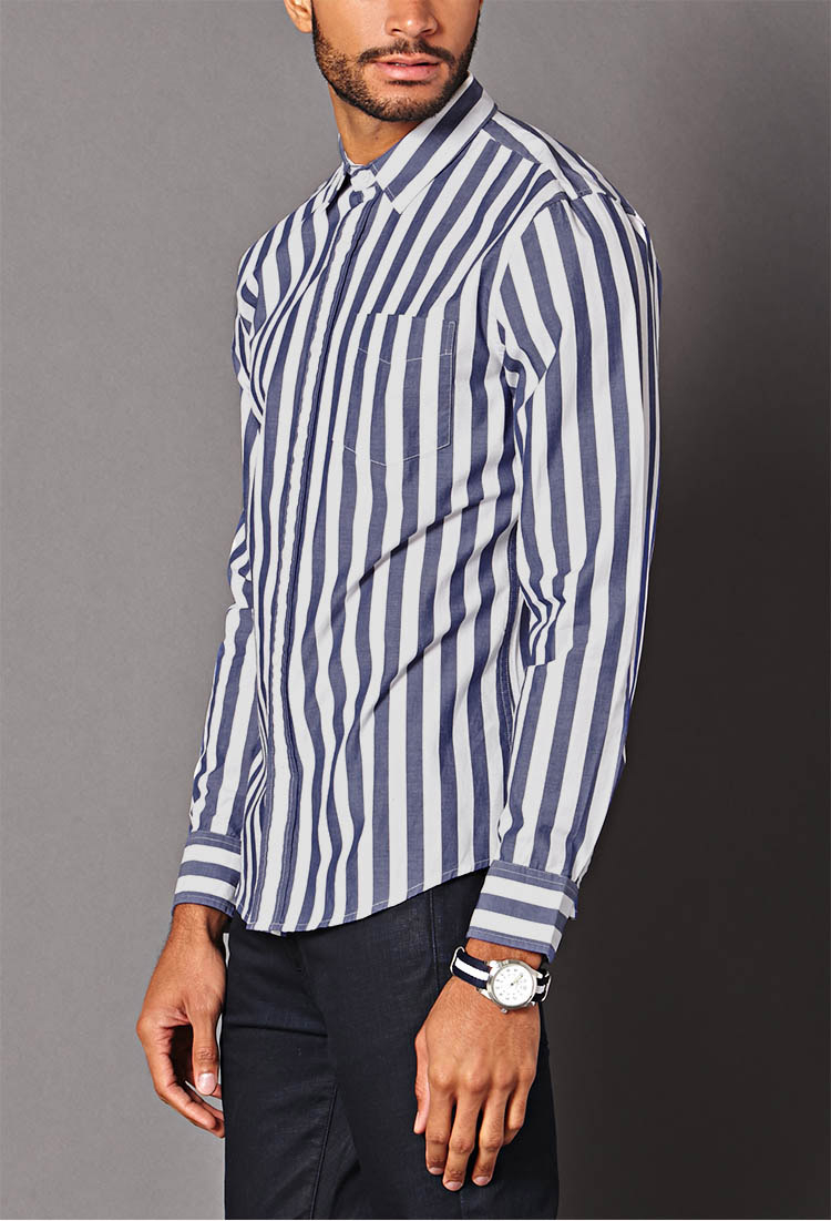 Products By Louis Vuitton : Game On Detail Stripe Work Shirt