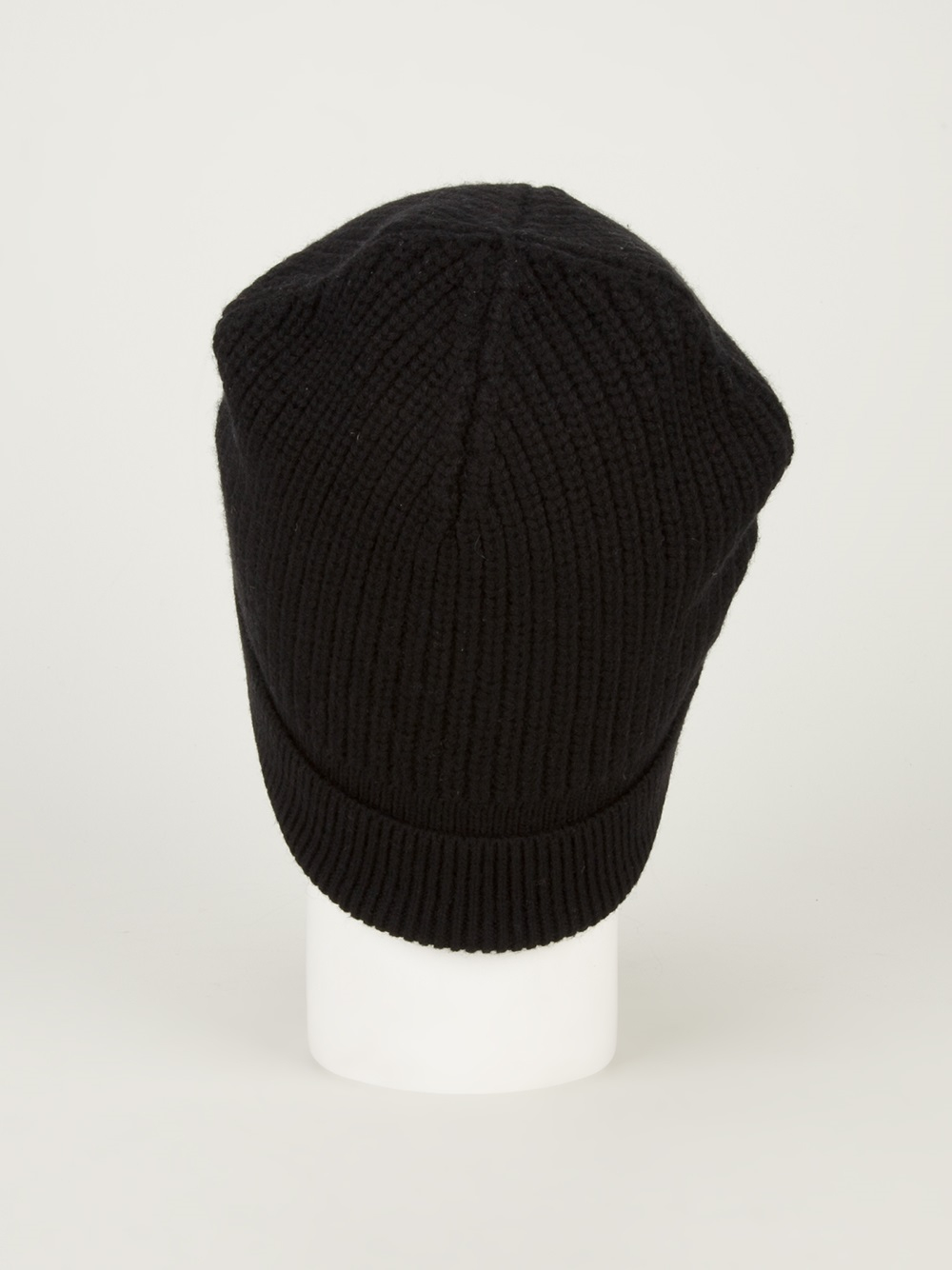 Lyst Burberry Ribbed Beanie in Black for Men