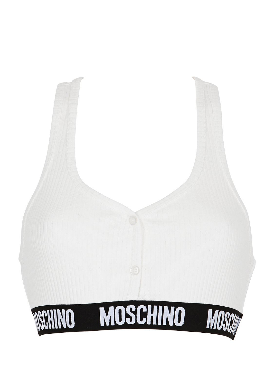 moschino crop top bra