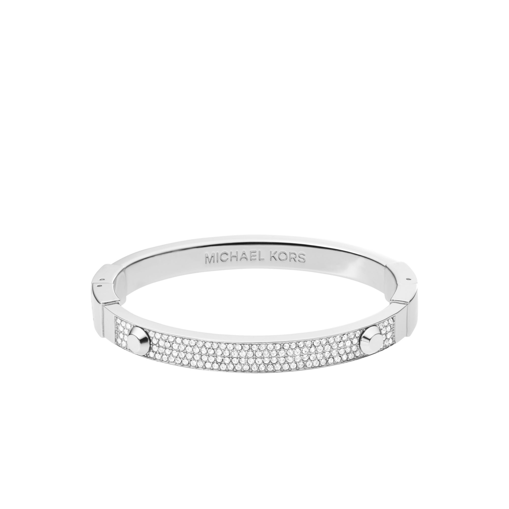 michael kors silver diamond bracelet