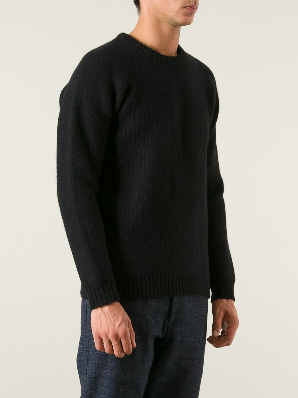 Our Legacy Crew Neck Sweater In Black For Men Lyst our-legacy-crew-neck-sweater-in-black-for-men-lyst