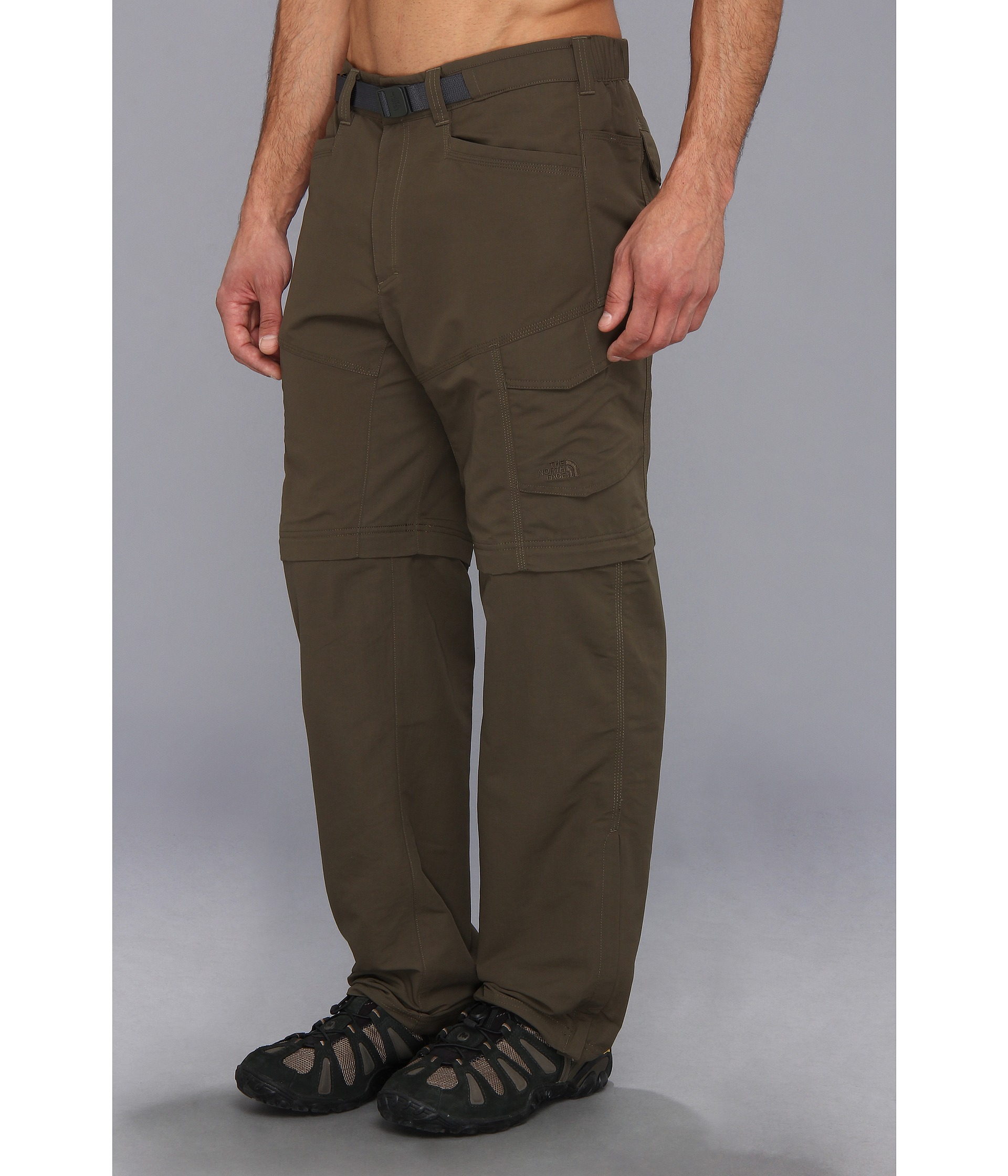 The north face Paramount Peak Ii Convertible Pant in Brown for Men | Lyst