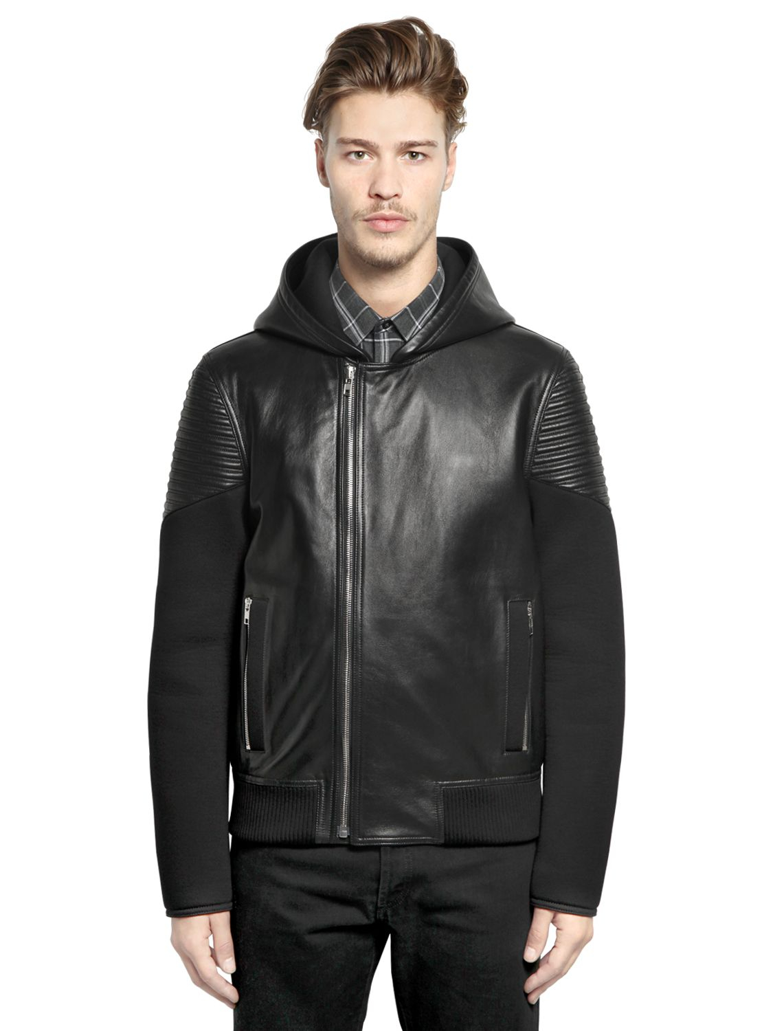 givenchy leather bomber jacket