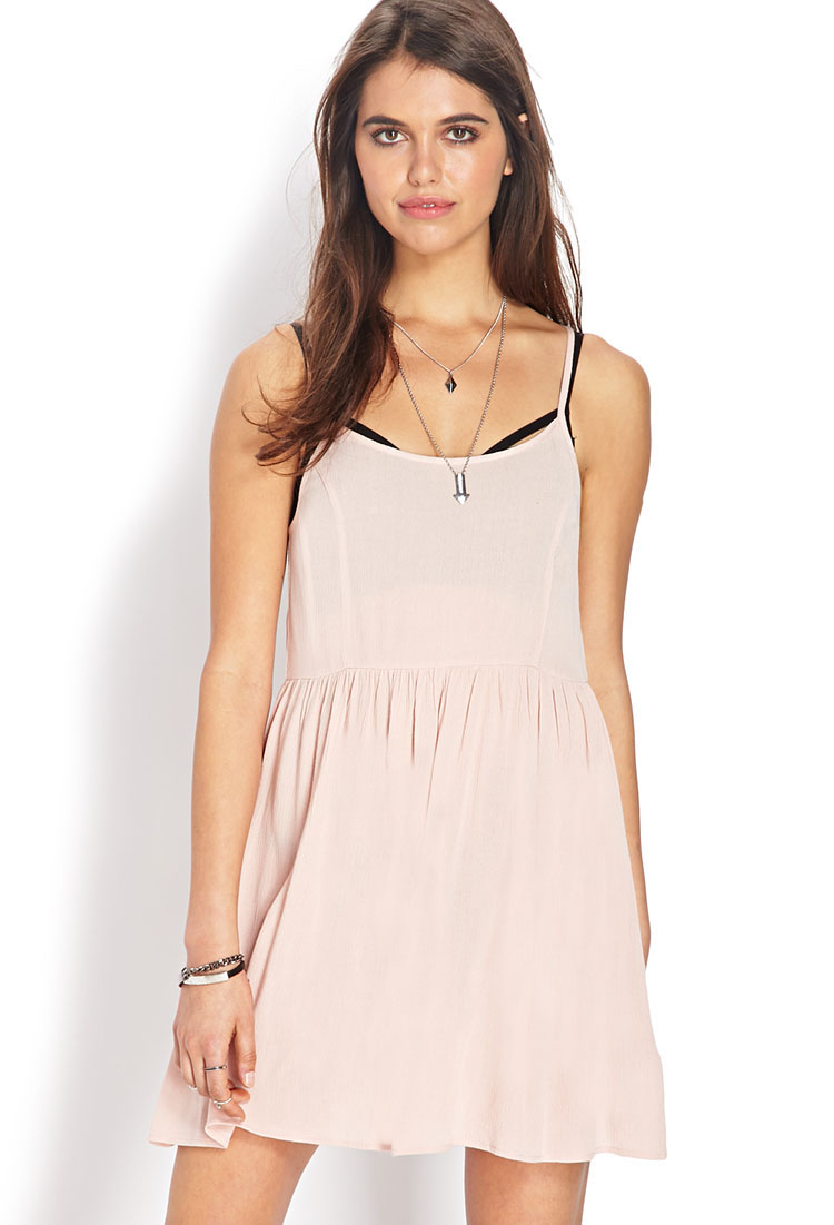 Lyst - Forever 21 Darling Babydoll Dress in Pink