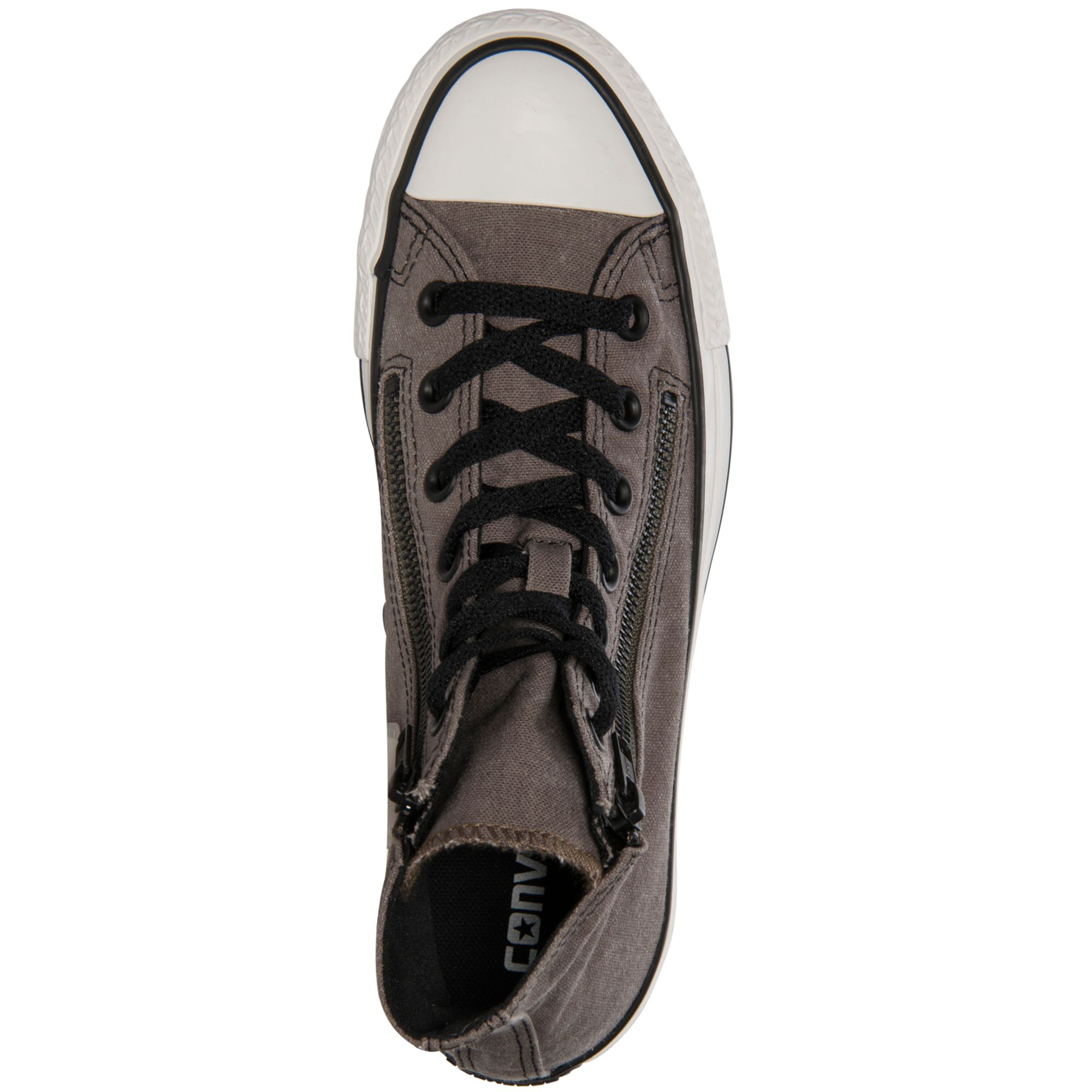 Converse Chuck Taylor All Star Double Zip Hi Casual Sneakers in Gray for Men Lyst
