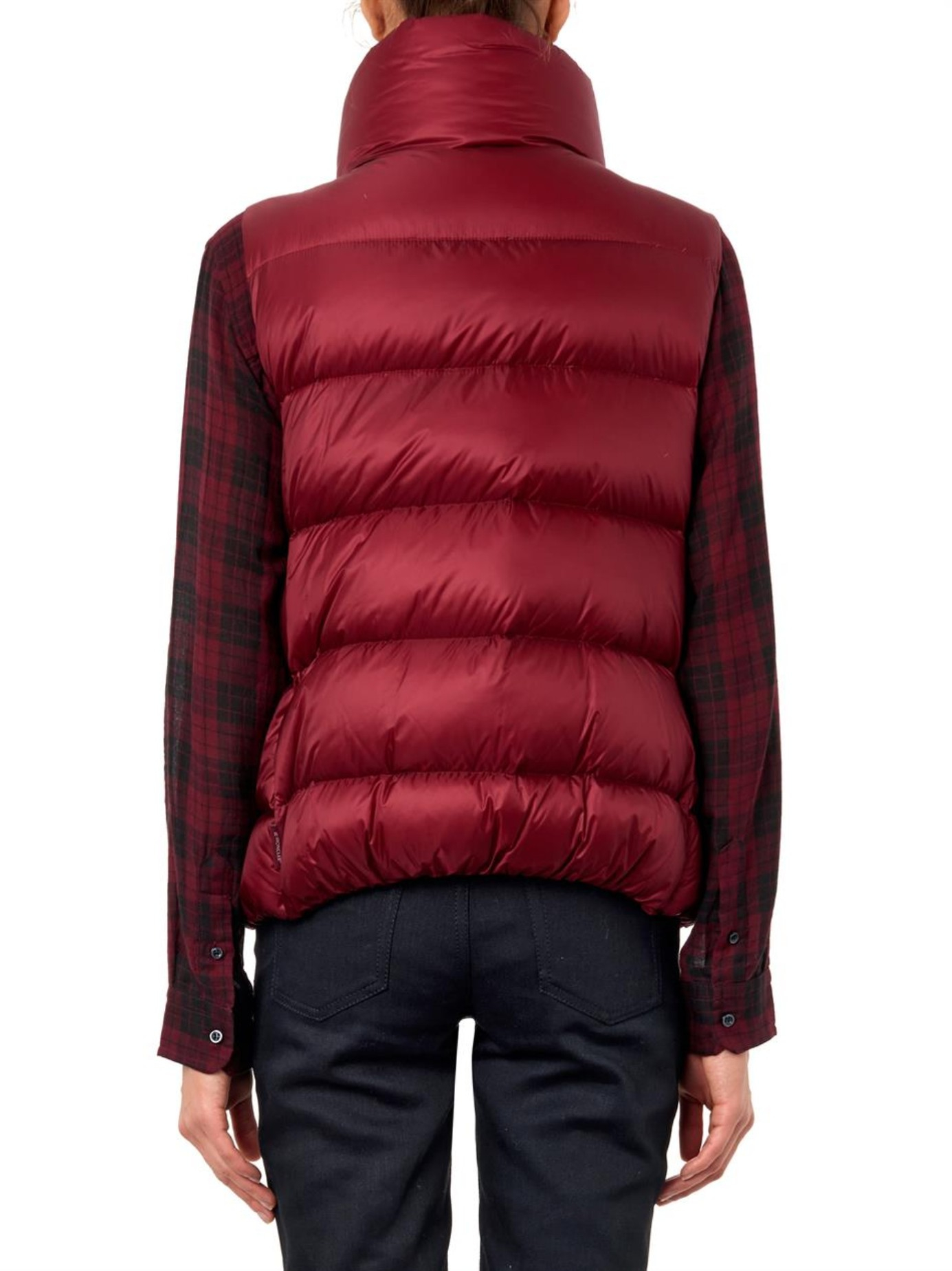 moncler purple gilet moncler purple gilet