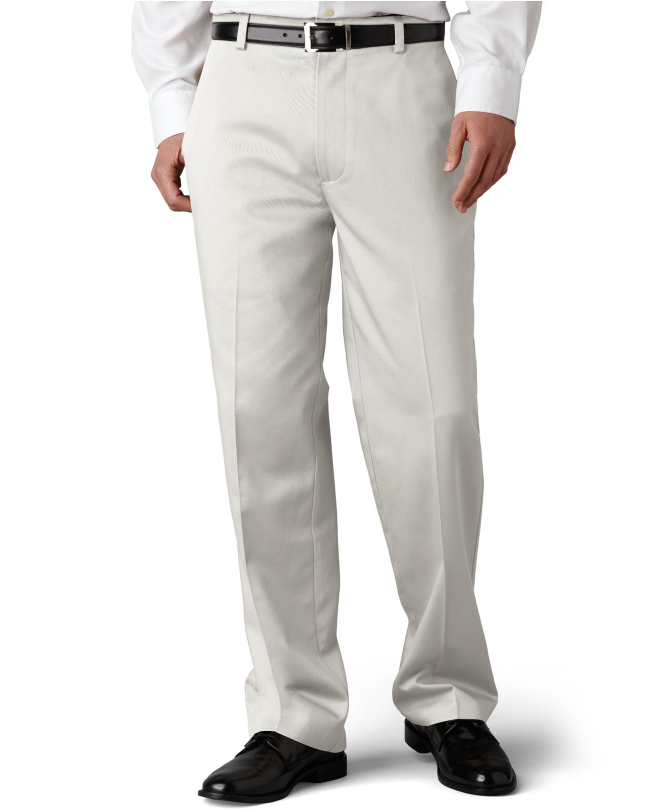 dockers d3 classic fit flat front no iron