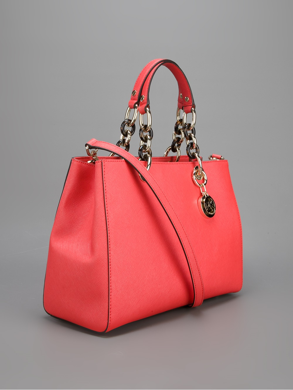 MICHAEL Michael Kors Cynthia Handbag in Red - Lyst