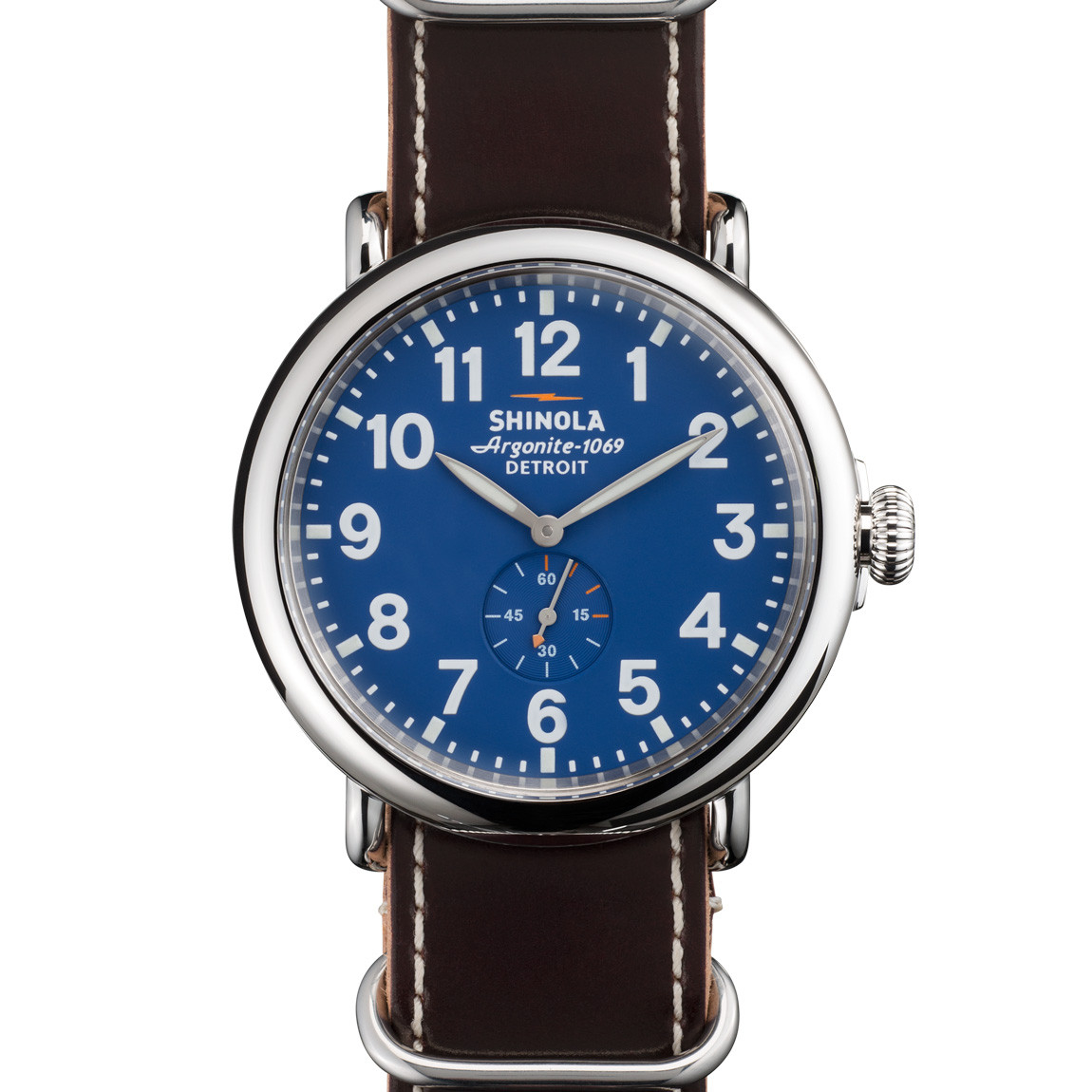 blue shinola watch