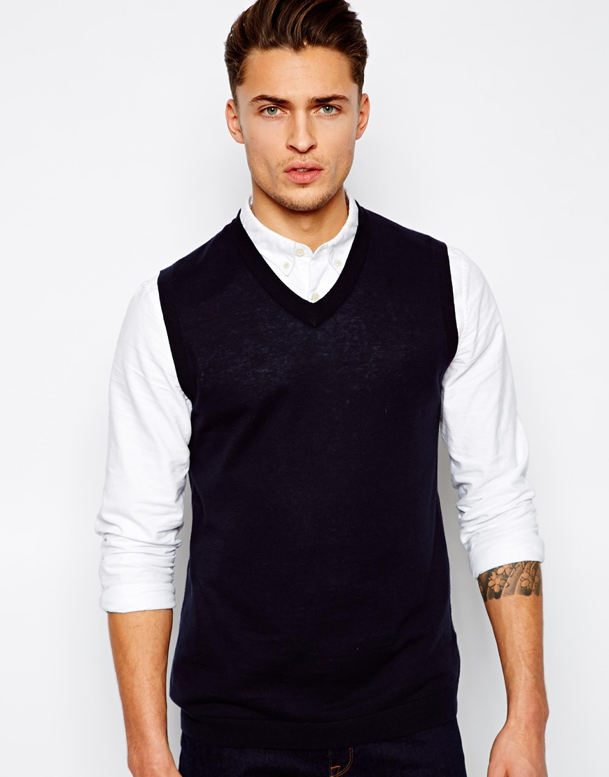 asos knitted vest