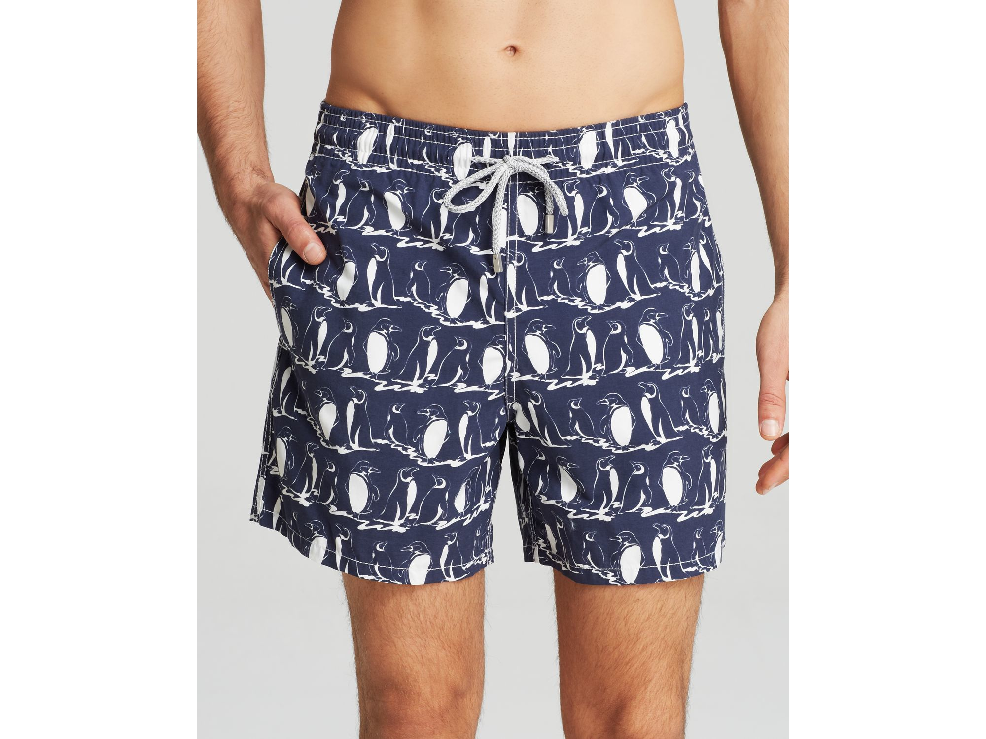 penguin swimming trunks