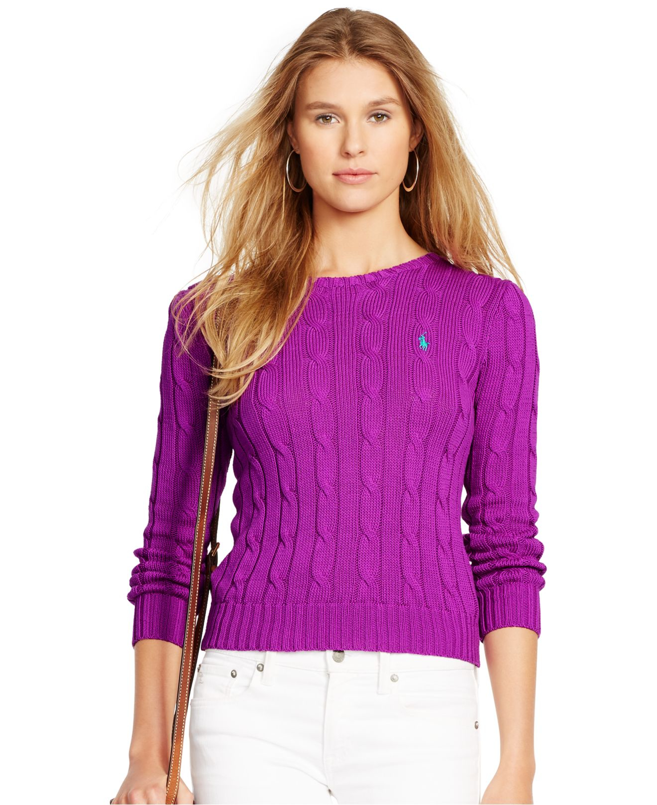polo purple sweater