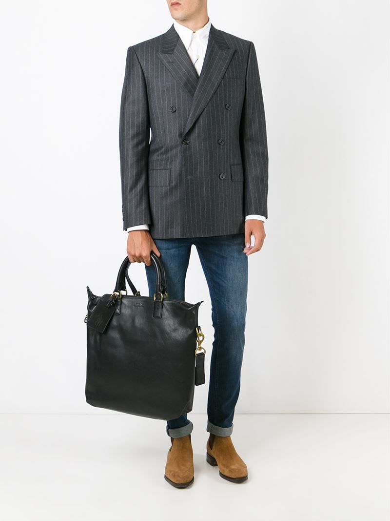Polo Ralph Lauren Large Tote Bag in Black for Men