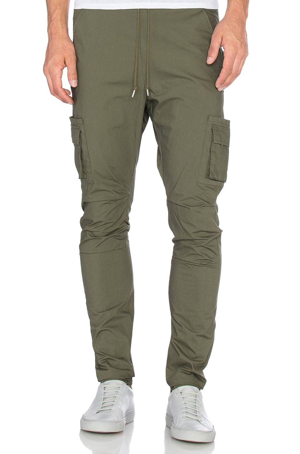mnml olive cargo pants