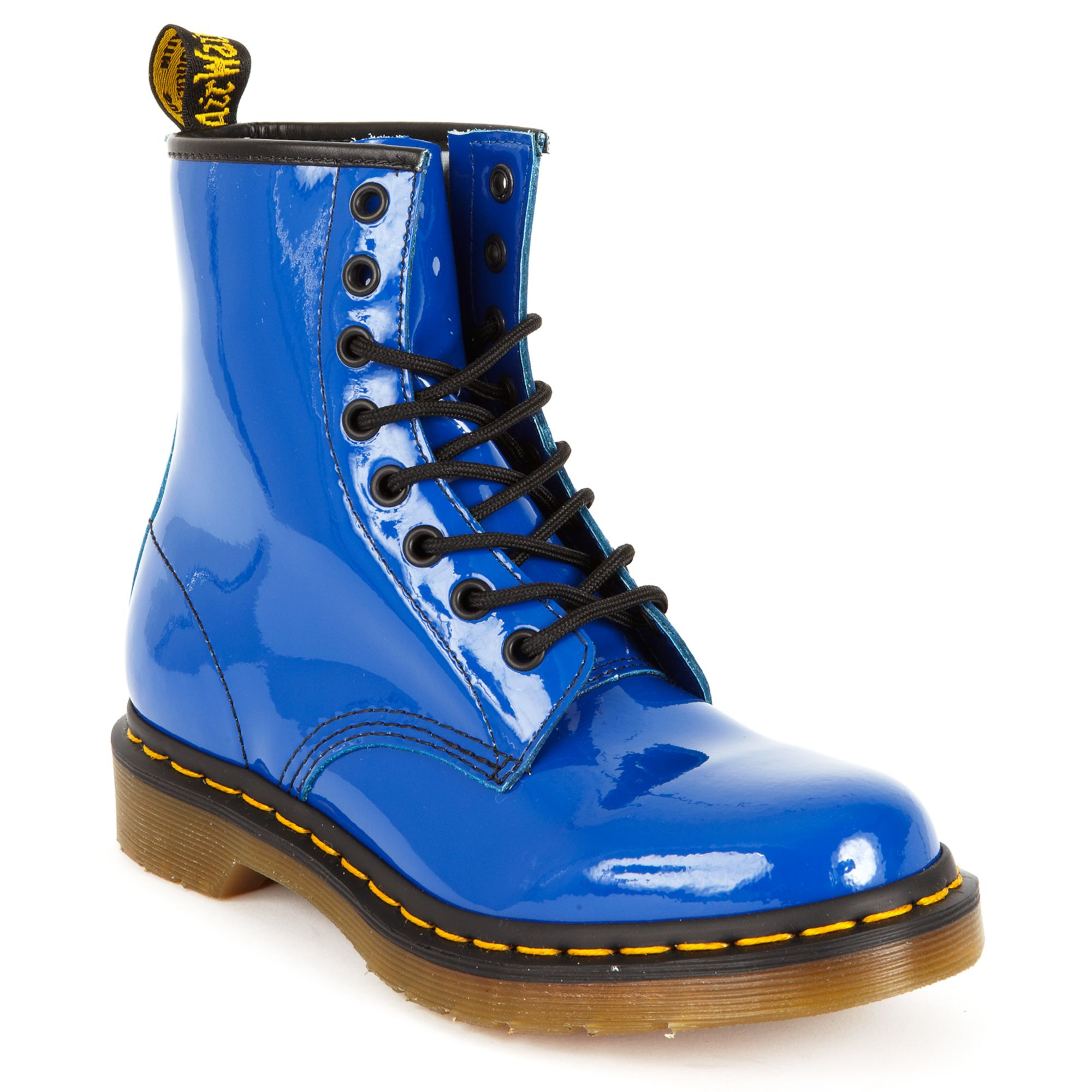 Dr. Martens 8 Eye Boots in Blue (royal blue patent) | Lyst