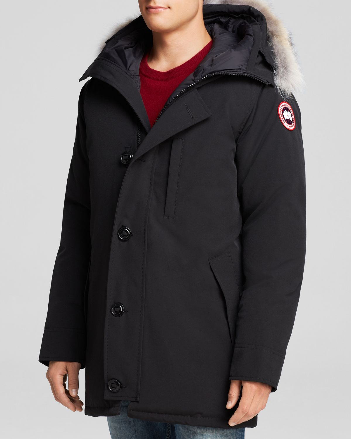 canada goose chateau parka with fur hood